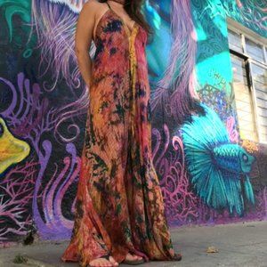 Gypsy Soul Designs 100% Silk Dress - backless